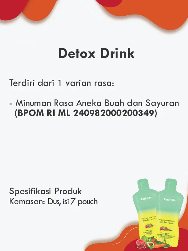 Sertifikasi Cool-Vita Detox Ready to Drink
