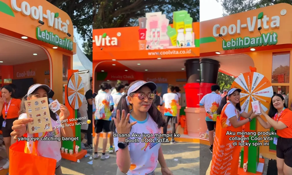 Mampir ke Booth Cool-Vita yang Eye-Catching
