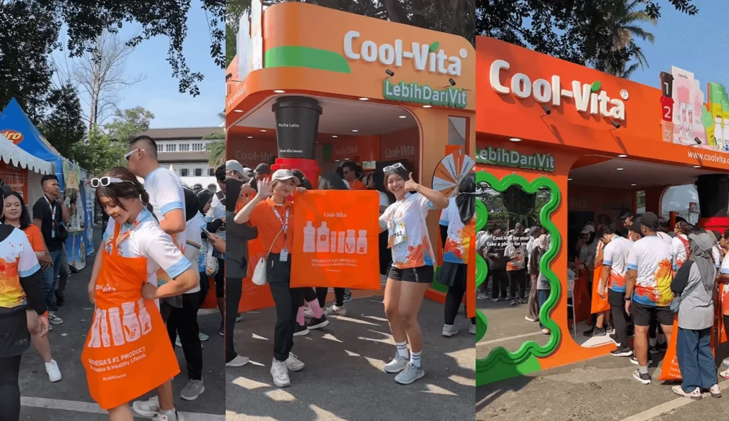 Mengunjungi Booth Cool-Vita